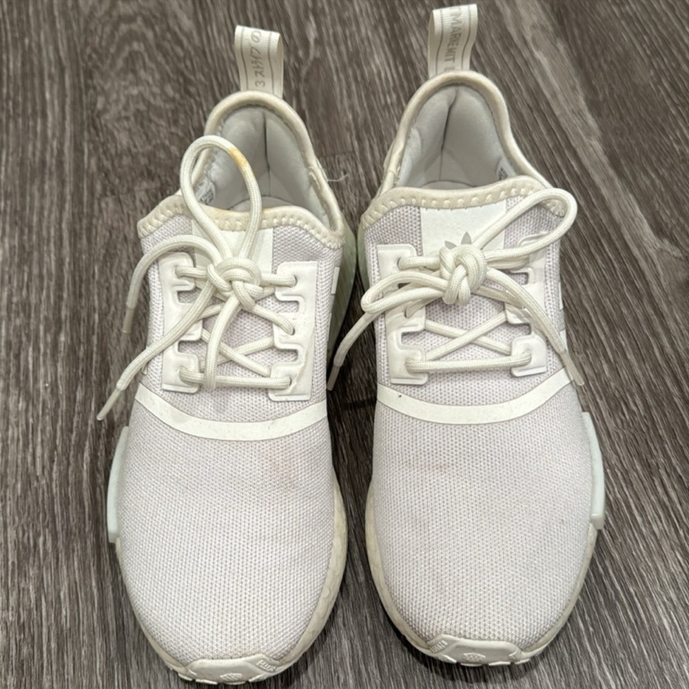 adidas Originals White NMD R1 Sneaker (Unisex Child Size 5) - Picture 2 of 4